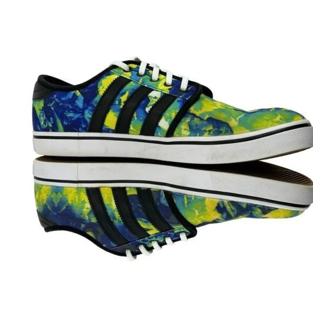 Adidas Skateboard Shoe Unisex Blue / Green Deadstock Size Men 8 /‎ Women 9.5